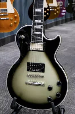 Epiphone - Adam Jones Les Paul Custom Art Collection: Julie Heffernan's ''Self Portrait as Not Dead Yet'' - Antique Silverburst